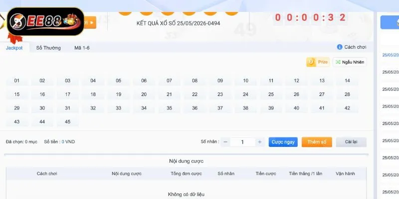 Cược Jackpot đi kèm với cơ chế trả thưởng tương tự như tùy chọn xổ số Mega 6/45 tại Vietlott. Cược Jackpot đi kèm với cơ chế trả thưởng tương tự như tùy chọn xổ số Mega 6/45 tại Vietlott.
